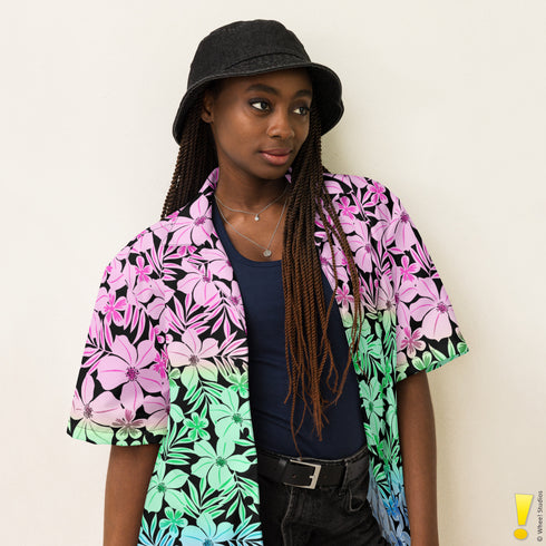 Polysexual Pride Aloha Hawaiian Shirt